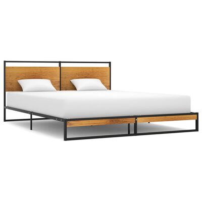 vidaXL Okvir za krevet metalni 140 x 200 cm