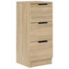 vidaXL Komoda boja hrasta sonome 30 x 30 x 70 cm konstruirano drvo