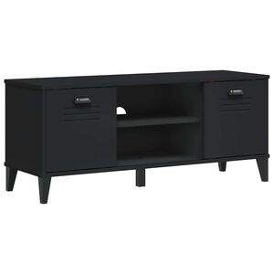 vidaXL Klupa za cipele VIKEN crna 106 x 35 x 45 cm konstruirano drvo