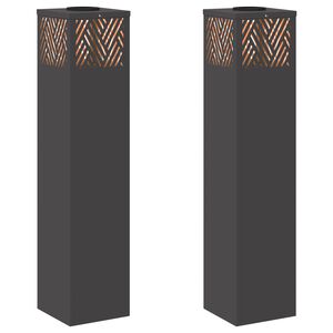 vidaXL Solarna LED svjetlost za stazu 2 kom. Topla bijela