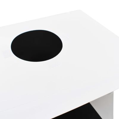 vidaXL Sklopiva studijska LED rasvjetna kutija 40 x 34 x 37 cm bijela