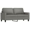 vidaXL 4-dijelni set sofa s jastucima tamnosivi od tkanine