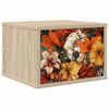 vidaXL Wall-mounted noćni ormarić GENNEP Hrast sonoma 36 x 33 x 25 cm