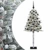 vidaXL Umjetno božićno drvce s kuglicama 120 cm 150 LED lampica