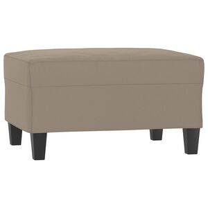 vidaXL Tabure smeđesivi 70 x 55 x 41 cm od mikrovlakana