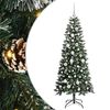 vidaXL Umjetno božićno drvce Zelena 150 cm PVC, plastika i čelik