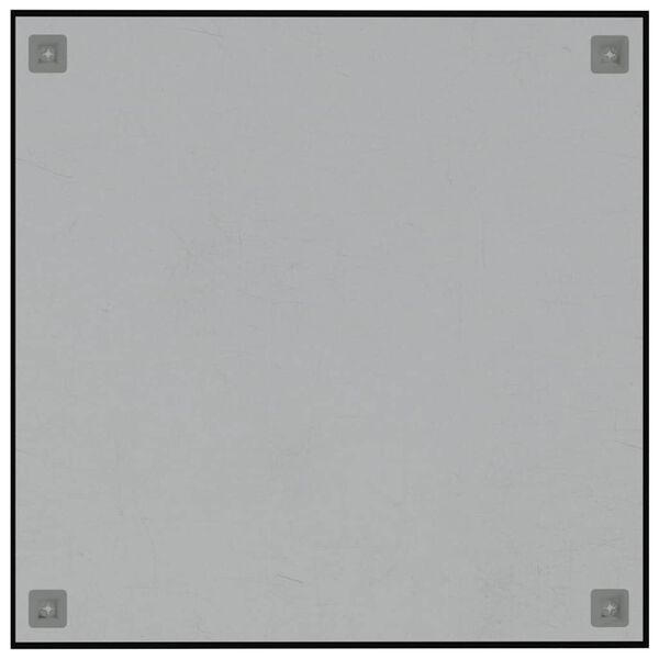 vidaXL Zidna magnetna ploča crna 60 x 60 cm&nbsp; od kaljenog stakla