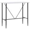 vidaXL Barski stol bijeli 120 x 60 x 110 cm MDF