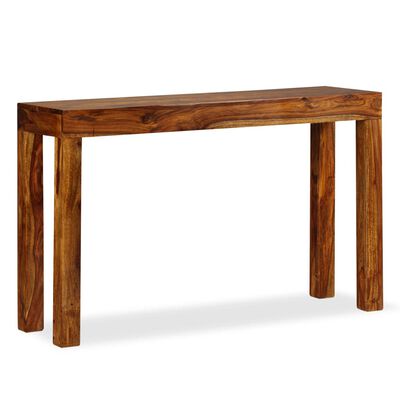 vidaXL Konzolni stol od masivnog drva šišama 120 x 35 x 75 cm