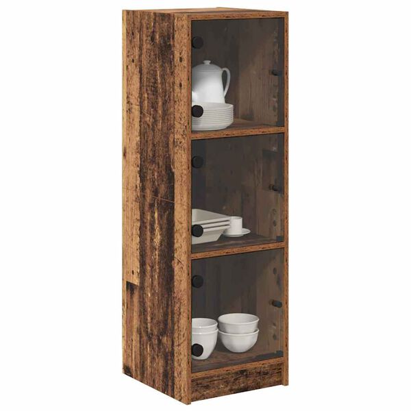 vidaXL Highboard Staro drvo 35 x 37 x 109 cm Konstruirano drvo