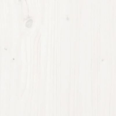 vidaXL Uzglavlje za krevet bijelo 81 x 4 x 100 cm od masivne borovine
