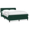 vidaXL Box Spring krevet s madracem tamno zeleni 160x220 cm bar&scaron;un