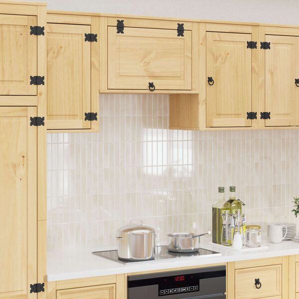 vidaXL Cabinet SKI Medeno Smeđa 60 x 32 x 40 cm Čvrsto borovo drvo