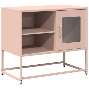vidaXL TV ormarić ružičasti 68 x 39 x 60,5 cm čelični