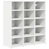 vidaXL Ormar za cipele 77,5 x 30 x 83,5 cm Konstruirano drvo Bijela