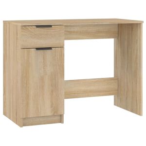 vidaXL Radni stol boja hrasta sonome 100x50x75 cm konstruirano drvo