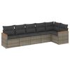 vidaXL Patio Sofa Set 4-sjedala Grey