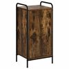 vidaXL Kreveta Dimljeni hrast 97 x 33 x 81 cm Konstruirano drvo