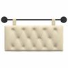 vidaXL Držeće uzglavlje Zidne Krema 100 x 55 x 7 cm tkanina