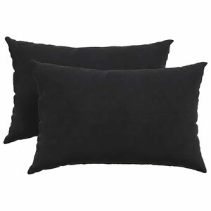 vidaXL Jastučići za sofu 2 pcs Crna 60 x 40 cm Kordura tekstil