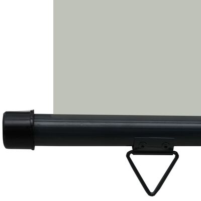 vidaXL Balkonska bočna tenda 65 x 250 cm siva