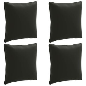 vidaXL Jastučići za leđa (4 kom) PUTTEN 4 pcs 100% poliester Crna