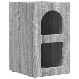 vidaXL Noćni ormarić Siva Sonoma 29,5 x 33,5 x 50 cm Konstruirano drvo