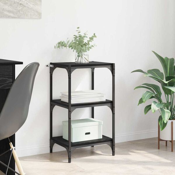 vidaXL Ormarić za knjige Crni hrast 40 x 33 x 70,5 cm