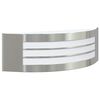 vidaXL Vanjska zidna lampa Srebrna 32 x 10 x 10 cm