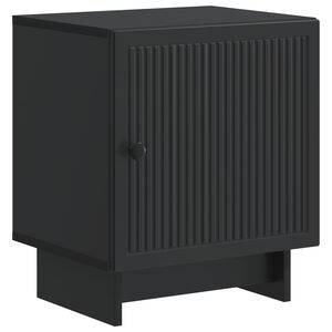 vidaXL Noćni ormar Crna 43 x 34,5 x 50 cm Konstruirano drvo