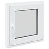 vidaXL Prozor za podrum RISOR 50 x 50 cm PVC i staklo Bijela