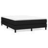 vidaXL Okvir za krevet s oprugom crni 140x200 cm od tkanine