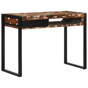 vidaXL Vi&scaron;ebojni radni stol 100x50x75 cm Obrađeno puno drvo