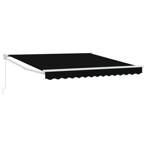 vidaXL Povlačivi tende Crna 300 x 250 x 165 cm