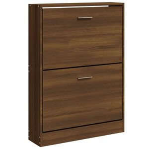 vidaXL Ormarić za cipele hrast smeđi 59x17x81 cm konstruirano drvo
