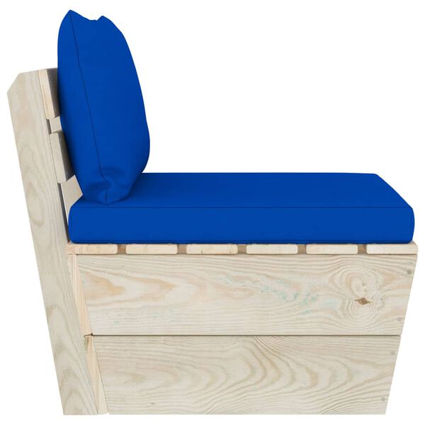 vidaXL Srednja vrtna sofa od paleta od impregnirane smrekovine