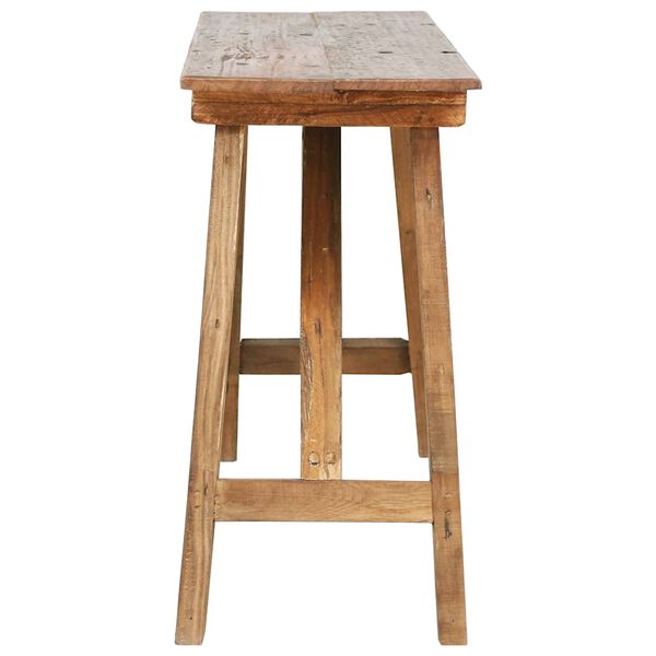 vidaXL Konzolni stol 130 x 40 x 80 cm od mije&scaron;anog recikliranog drva