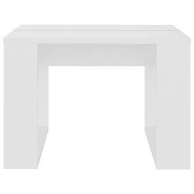 vidaXL Bočni stolić bijeli 50 x 50 x 35 cm od iverice