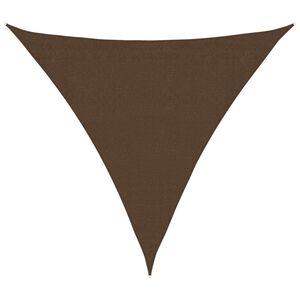 vidaXL Jedro za za&scaron;titu od sunca 160 g/m&sup2; smeđe 3 x 3 x 3 m HDPE