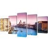 vidaXL Zidne Slike na Platnu Set s Printom Venecija 200 x 100 cm