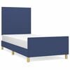 vidaXL Okvir za krevet bez madraca plava 80x200cm od tkanine
