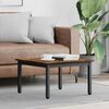 vidaXL Kava Stol Dimni hrast 60 x 60 x 36 cm Konstruirano drvo