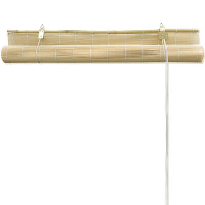 vidaXL Roleta od bambusa 100 x 220 cm prirodna boja