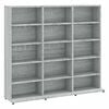 vidaXL Ormarić za CD-ove boja hrasta 100x23x89,5 cm konstruirano drvo