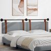 vidaXL Držeće uzglavlje Zidne Svijetlo siva 210 x 55 x 5 cm Antikni PU