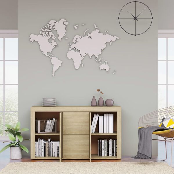 vidaXL Komoda boja hrasta sonome 120 x 36 x 69 cm konstruirano drvo