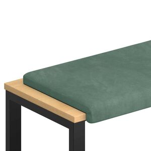 vidaXL Jastučić za klupu Bar&scaron;un Morska zelena Dubina 35 cm