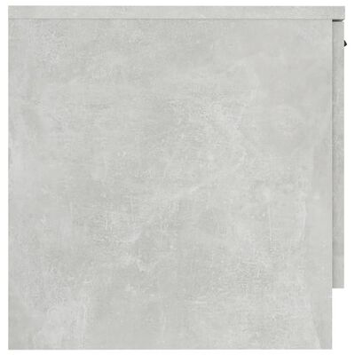 vidaXL Noćni ormarić siva boja betona 40 x 39 x 40 cm