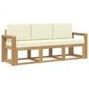 vidaXL Set vanjskih sofa 3 kom.