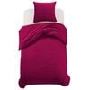 vidaXL Set navlaka za poplun bordo boje 155x220/80x80 cm